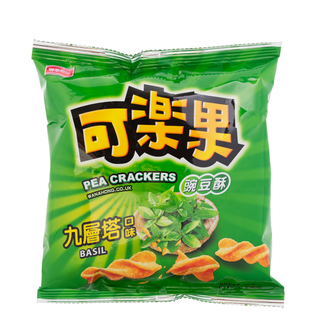 Koloko Pea Crackers Basil - My American Shop France