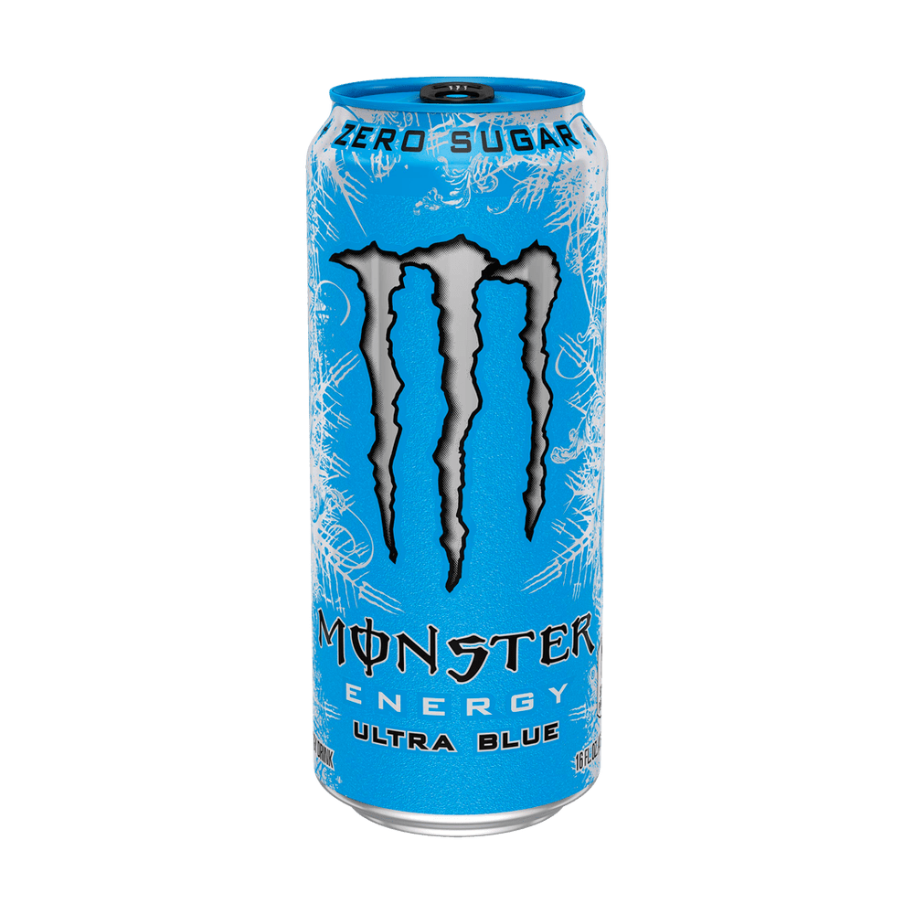 Monster Ultra Blue 473ml : boisson énergisante zéro sucre saveur myrtille exclusif USA