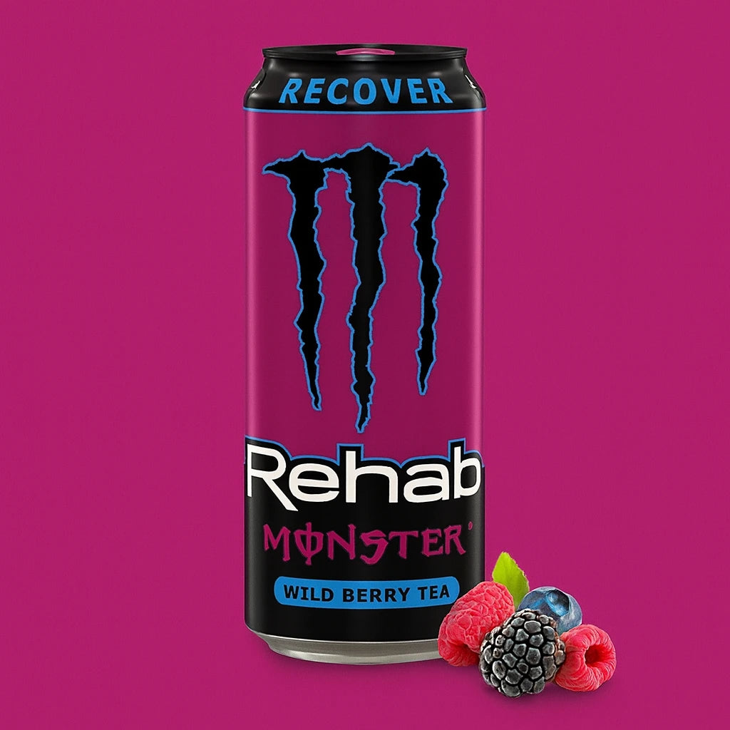 Monster Rehab Wild Berry
