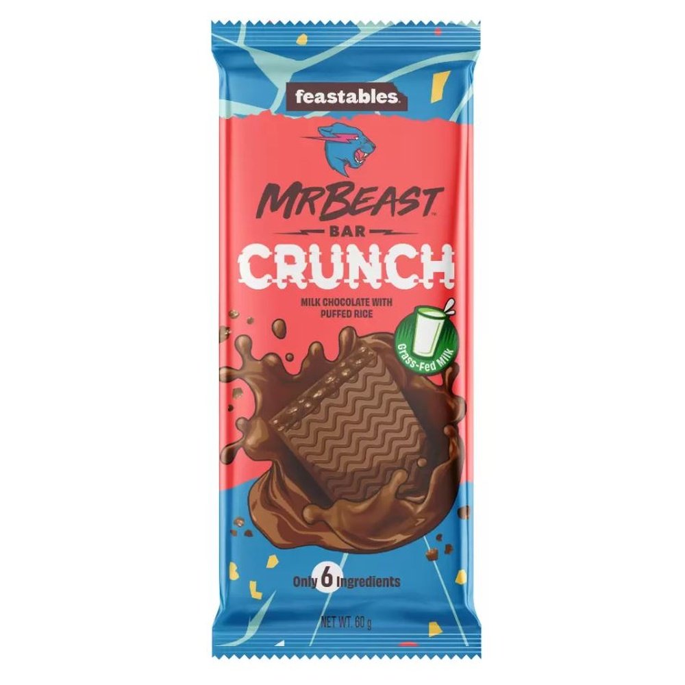 Mr Beast Feastables Chocolate Bar Crunch
