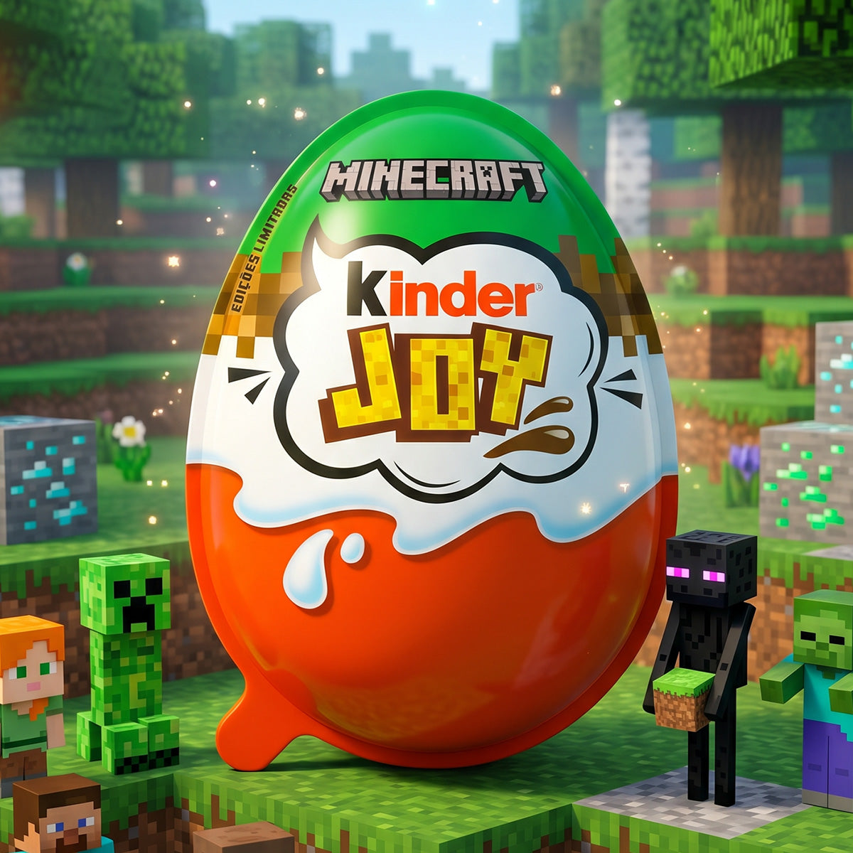 Paquete Kinder Joy Minecraft