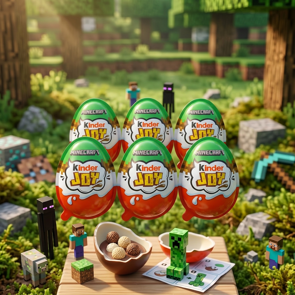 Paquete Kinder Joy Minecraft