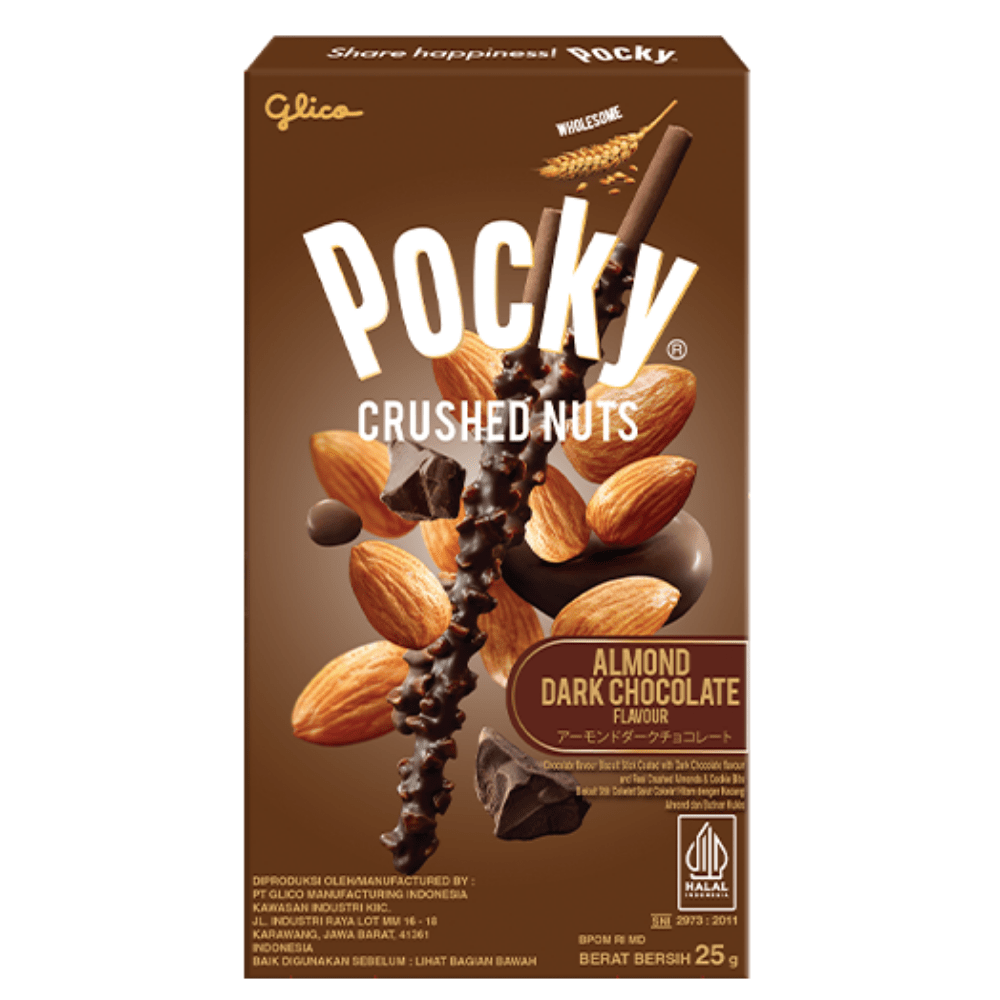 Pocky Almendra Chocolate Negro