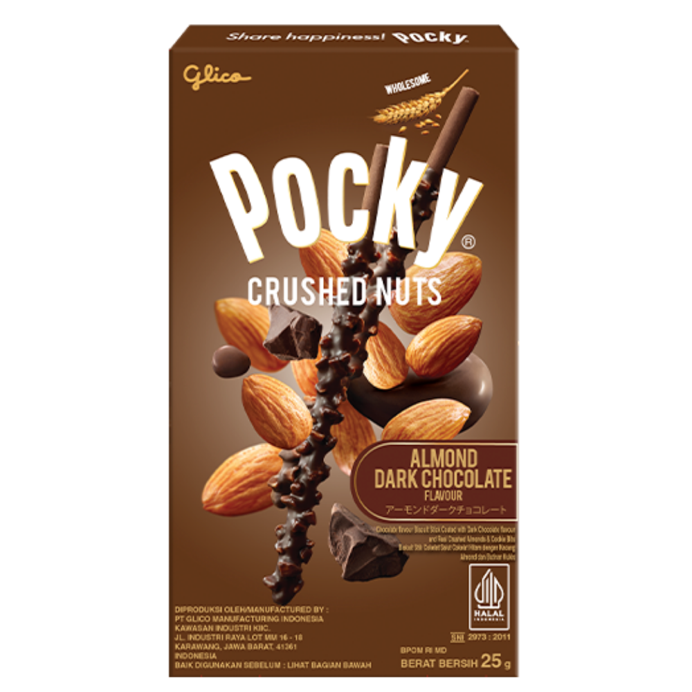 Pocky Almendra Chocolate Negro