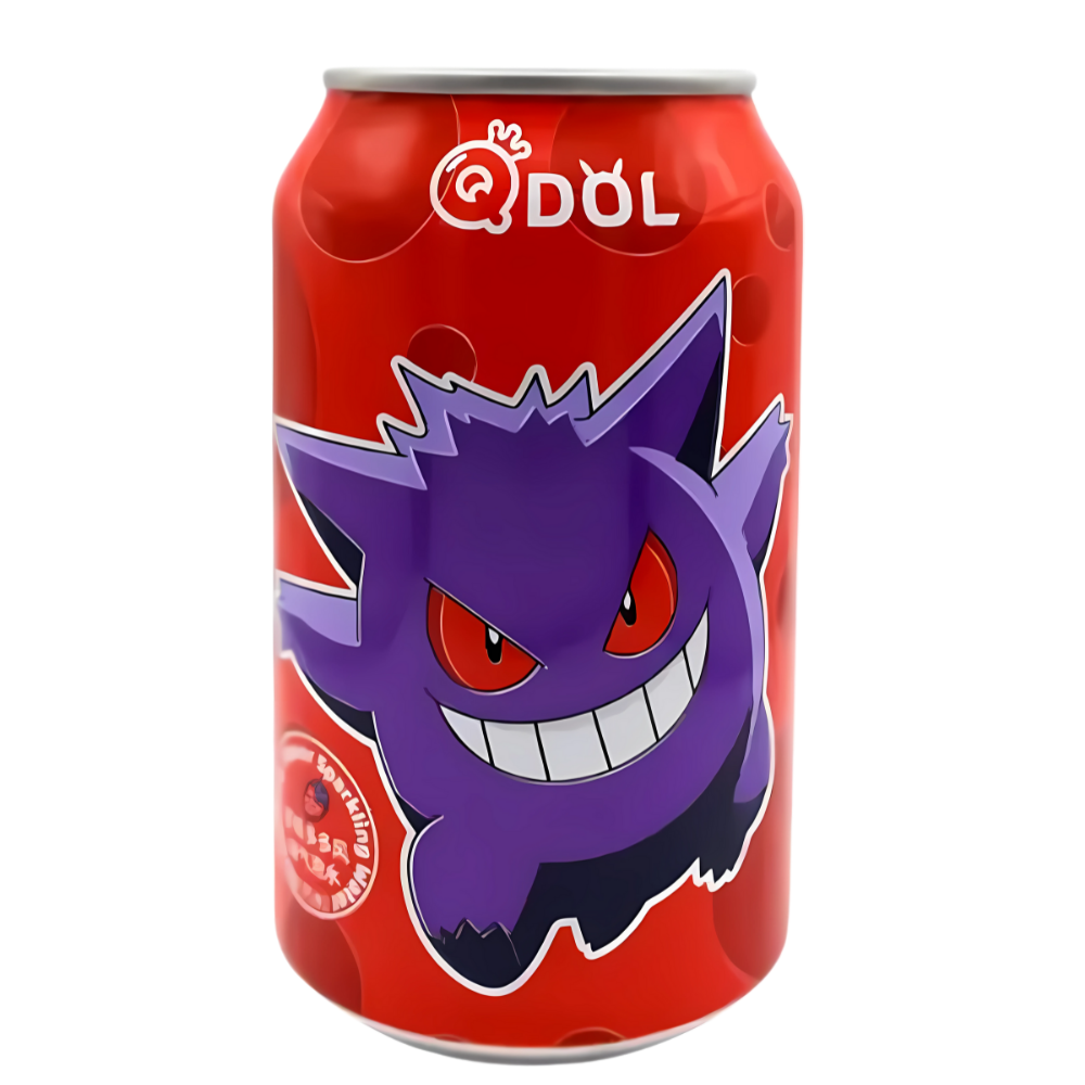 QDOL Pokemon Gengar Strawberry Flavoured Sparkling Water