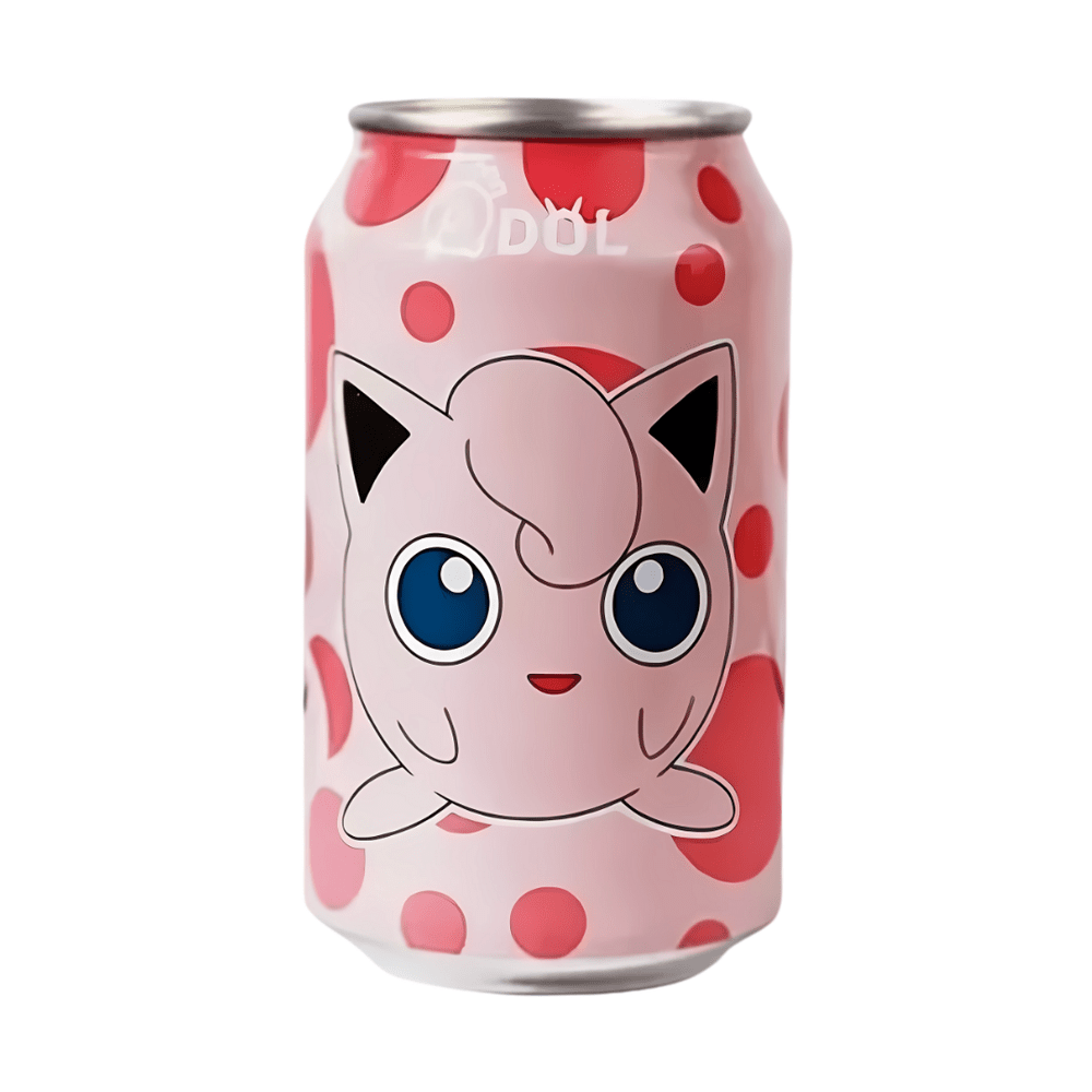 QDOL Pokemon Jigglypuff Agua con Gas Sabor Melocotón