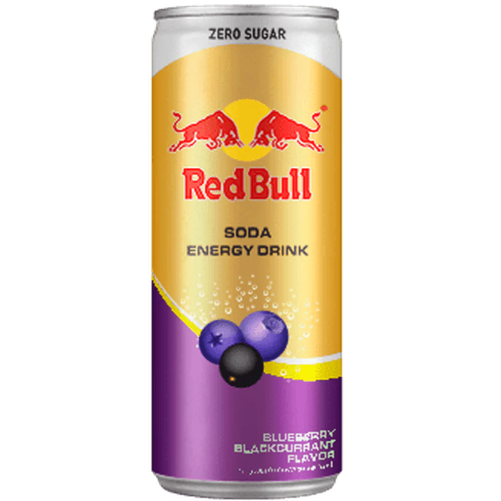 Red Bull Energy Drink Sparkling Blueberry & Blackcurrant - My American Shop