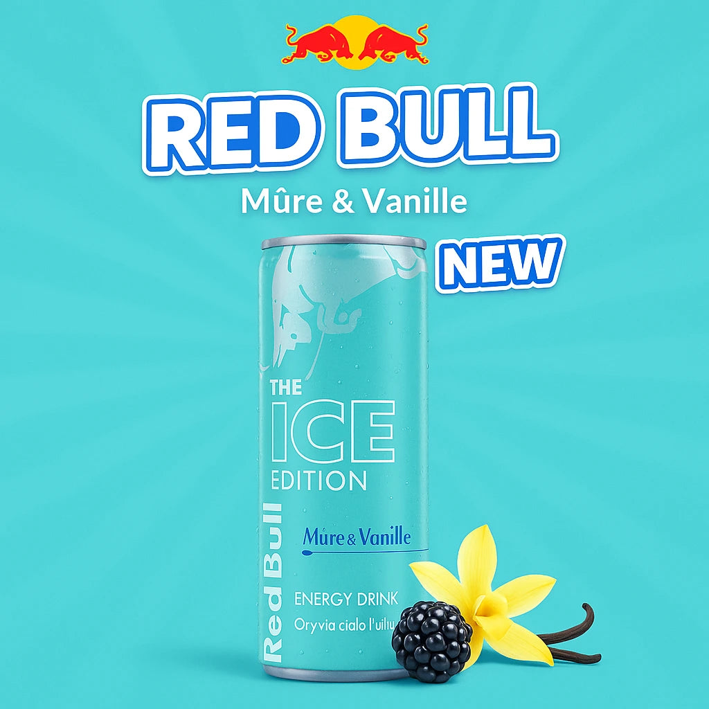 Red Bull Energy Drink Winter Edition Iced Vanilla Berry - My American Shop