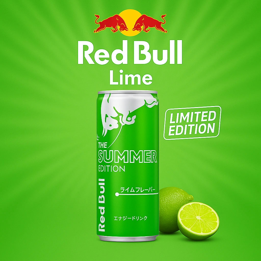 Red Bull Energy Drink Japan Summer Edition Lime - My American Shop