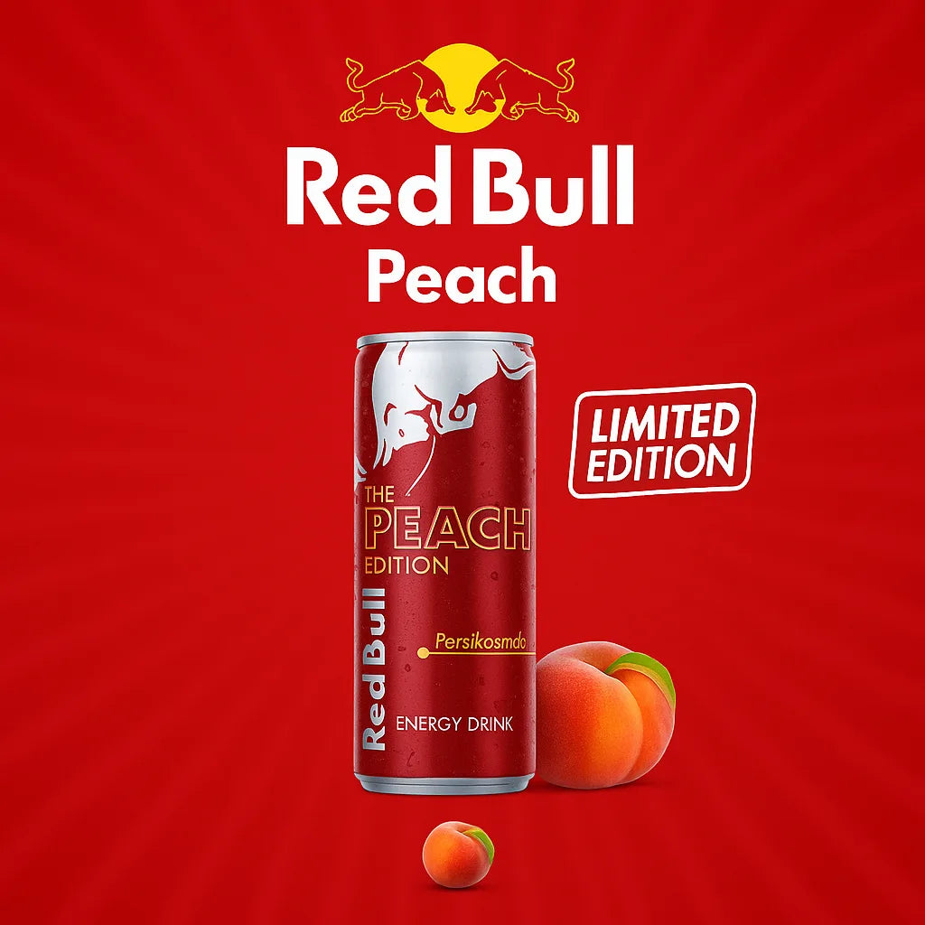 Red Bull Energy Drink Peach - My American Shop
