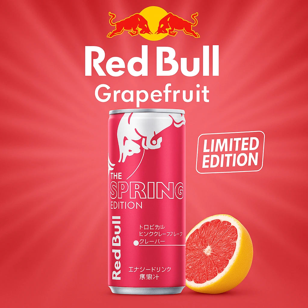 Red Bull Energy Drink Japan Tropical Grapefruit - My American Shop