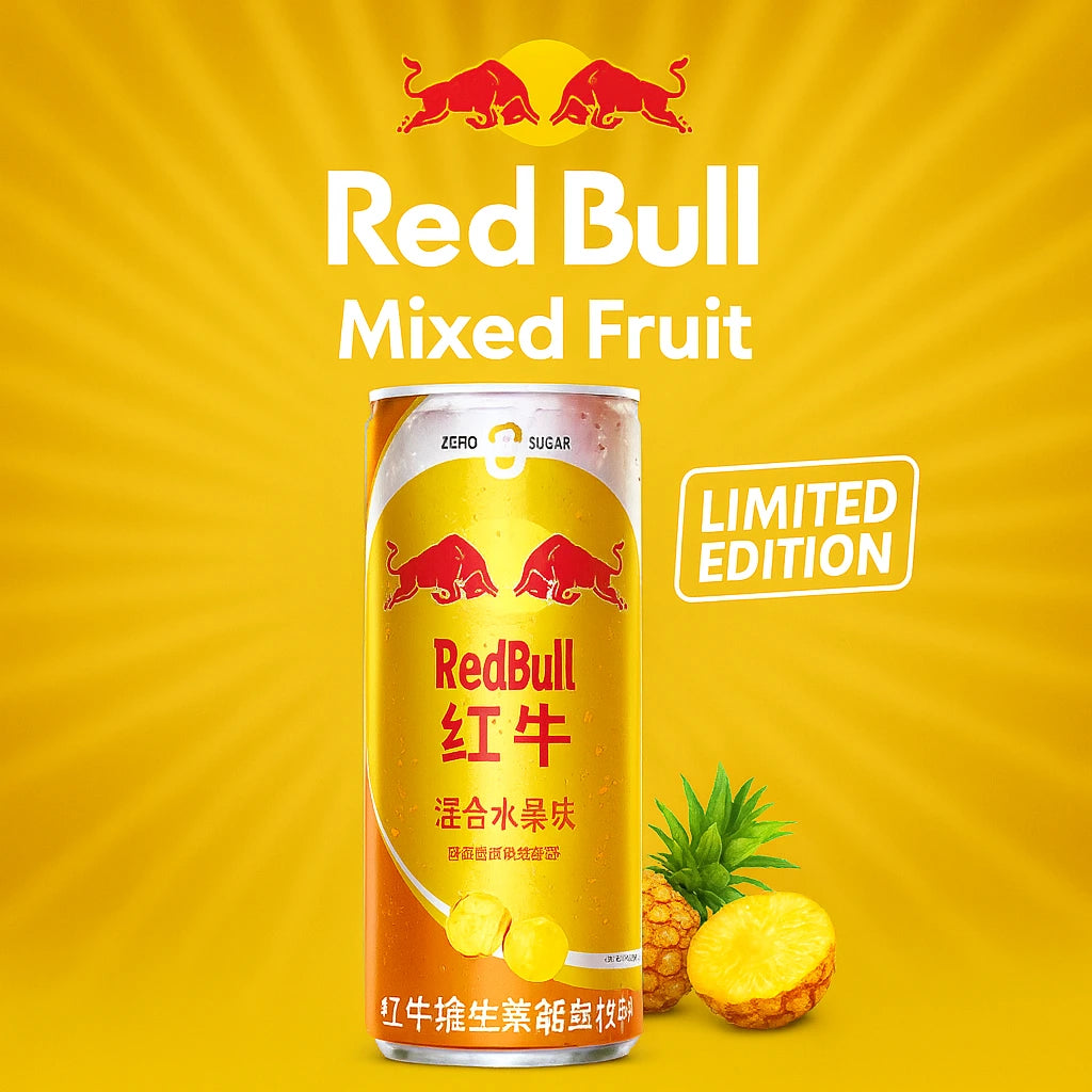 Red Bull Energy Drink Zero Thailand Mixed Fruit - My American Shop