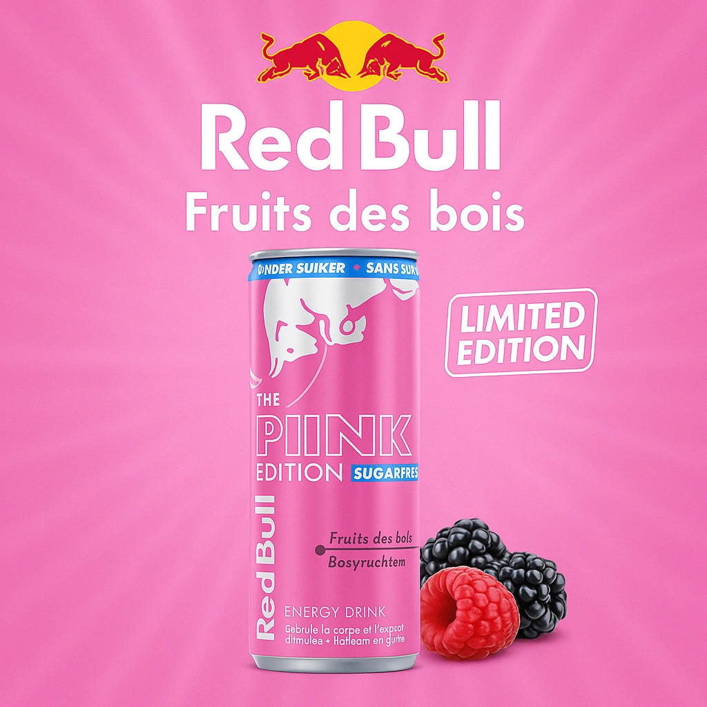 Red Bull Energy The Pink Edition Wild Berry - My American Shop