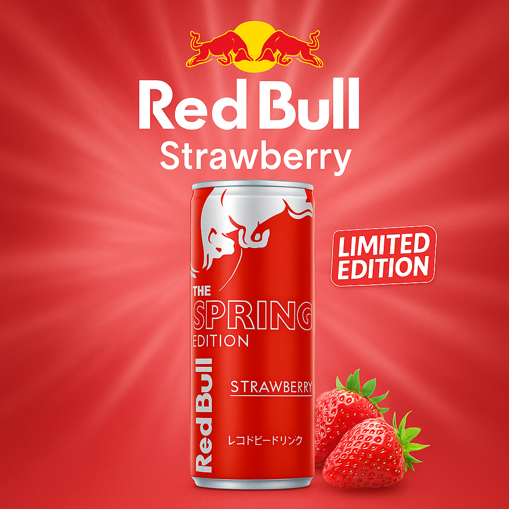 Red Bull Japan Energy Drink The Spring Edition Strawberry
