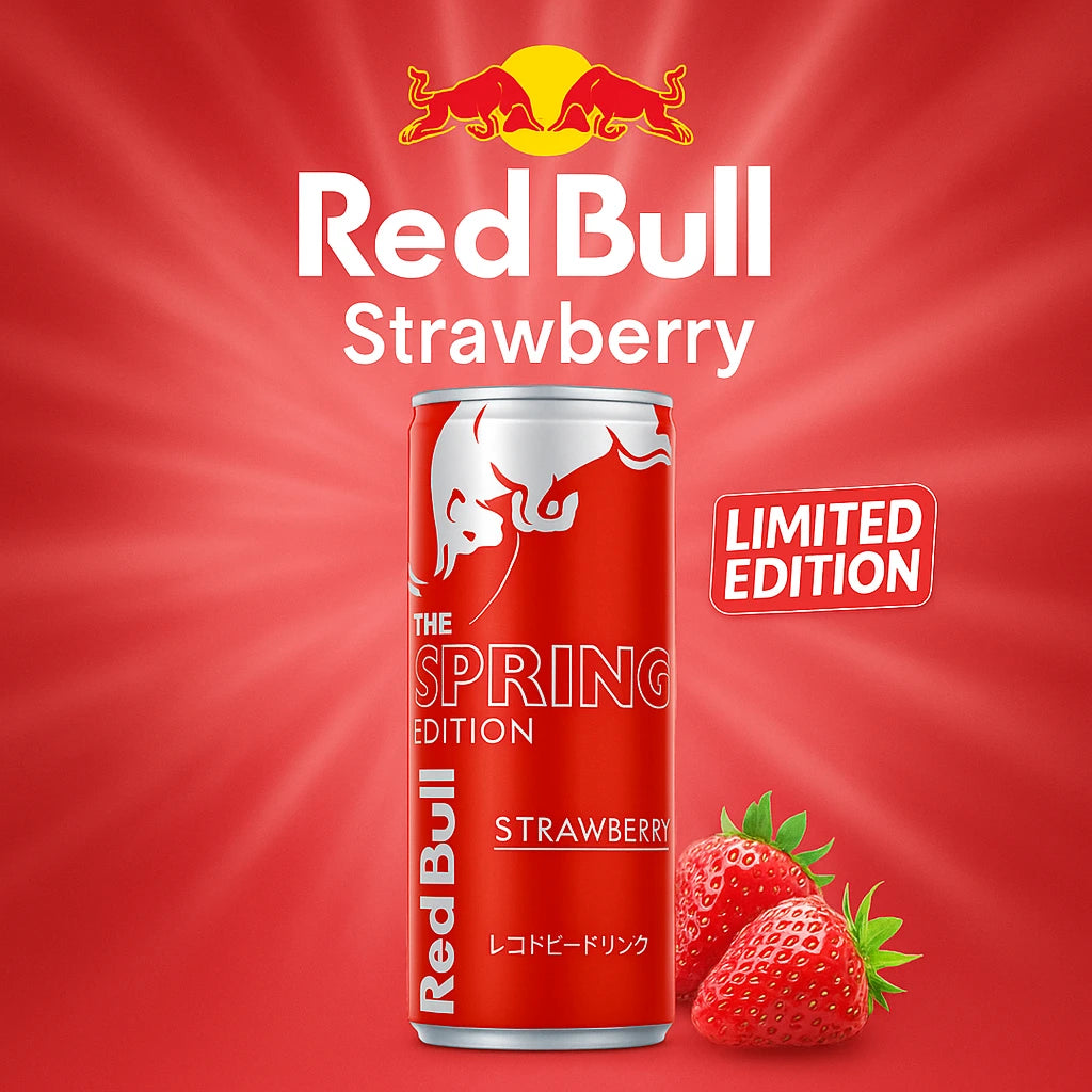 Red Bull Japan Energy Drink The Spring Edition Strawberry - My American Shop