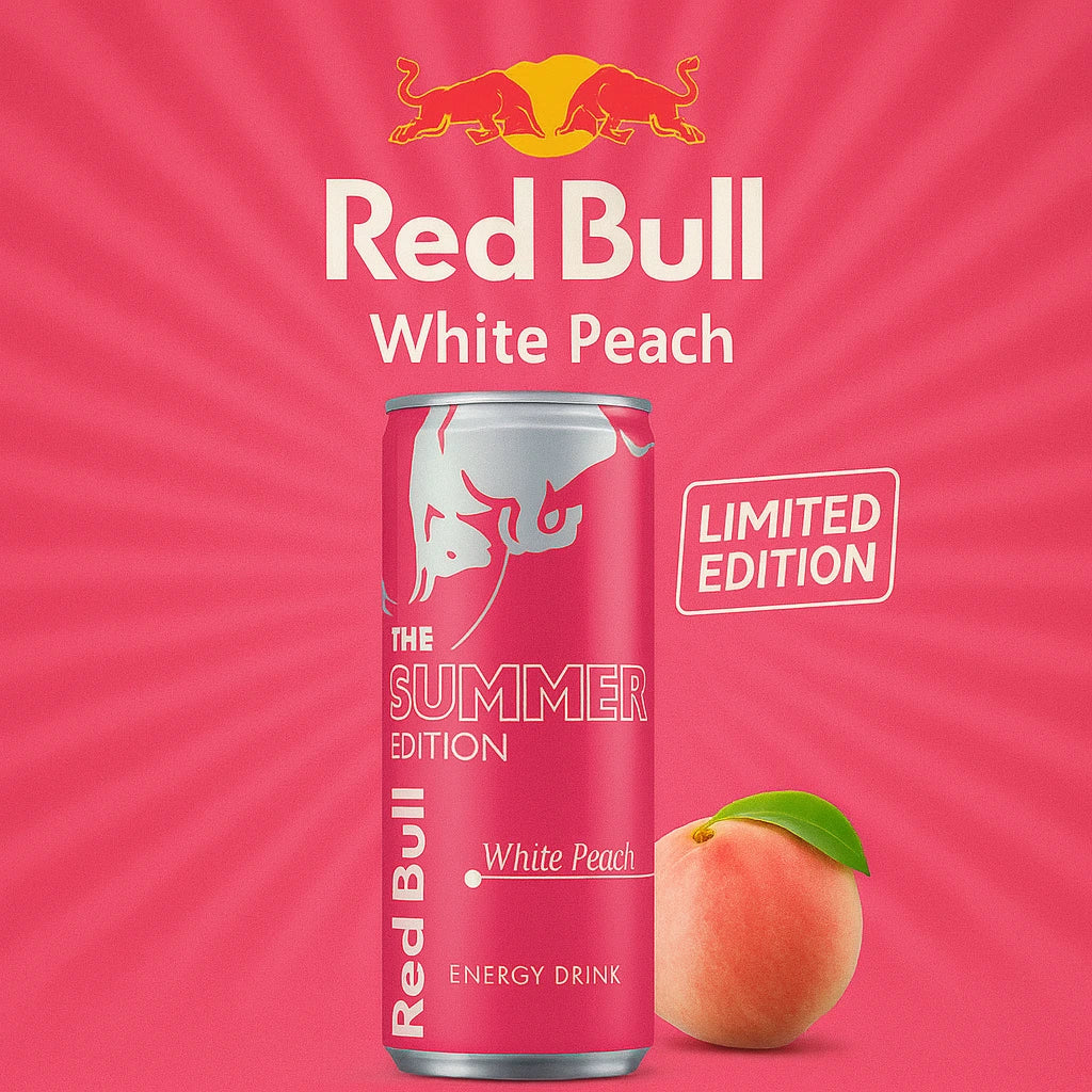 Red Bull Energy Drink The Summer Edition White Peach - My American Shop
