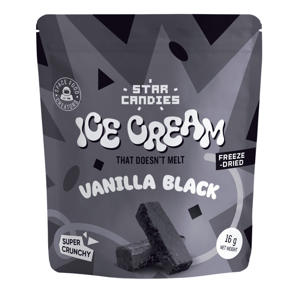 Helado Liofilizado Star Candies Vainilla Negra Pequeño
