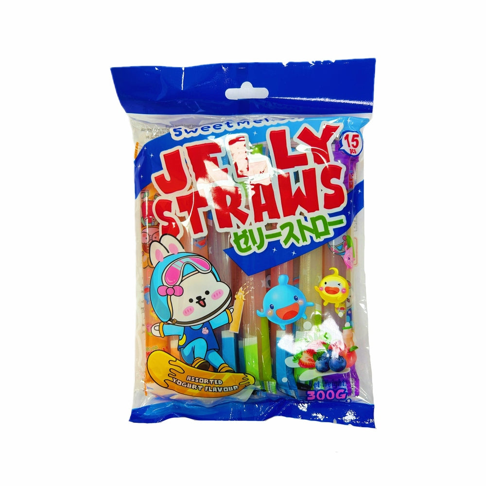 SweetMellow Jelly Straws Yoghurt Flavour - My American Shop