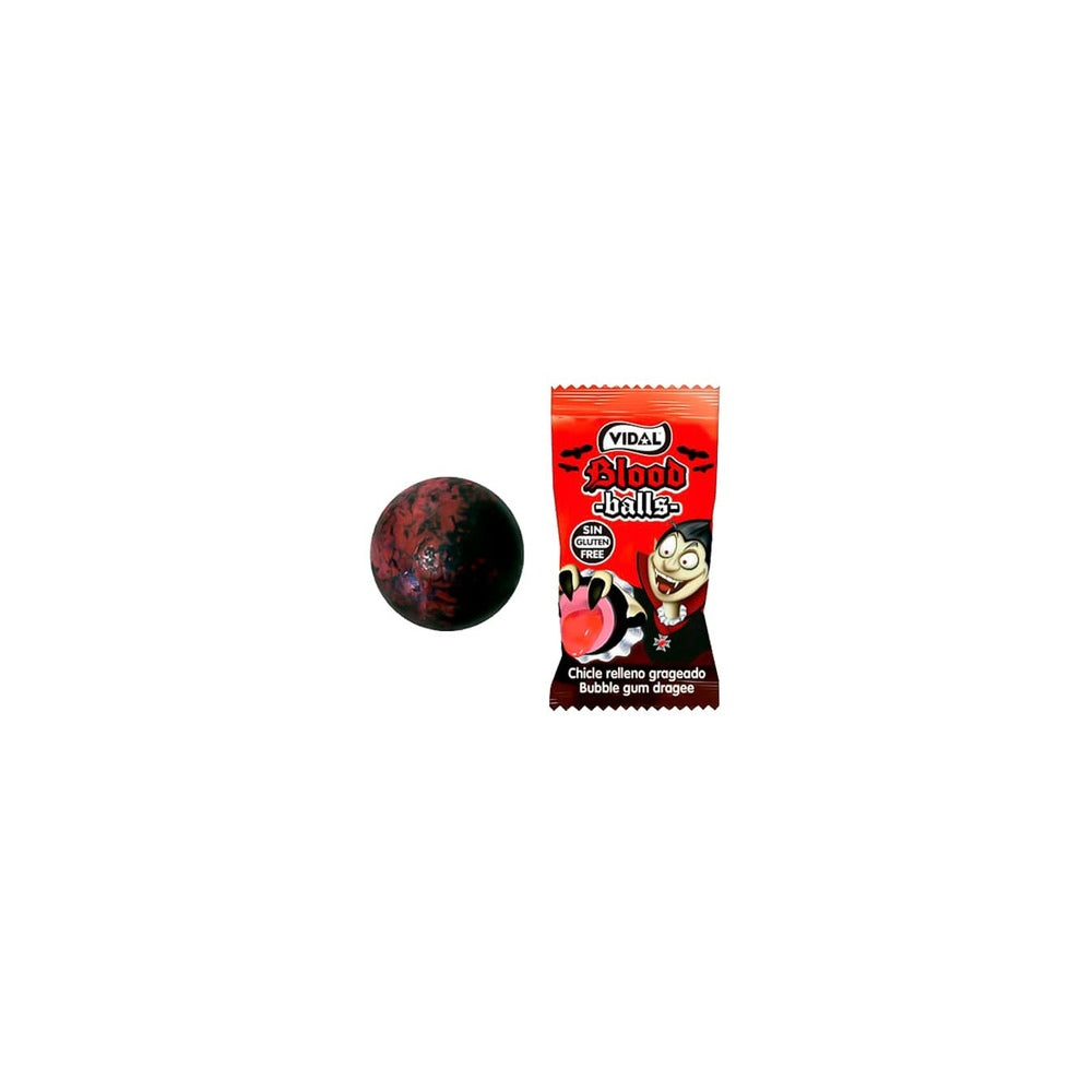 Vidal Bubble Blood Balls Bubble Gum Strawberry & Cola - My American Shop