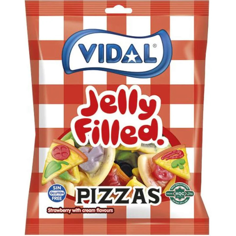 Vidal Jelly Filled Slices Pizzas - My American Shop