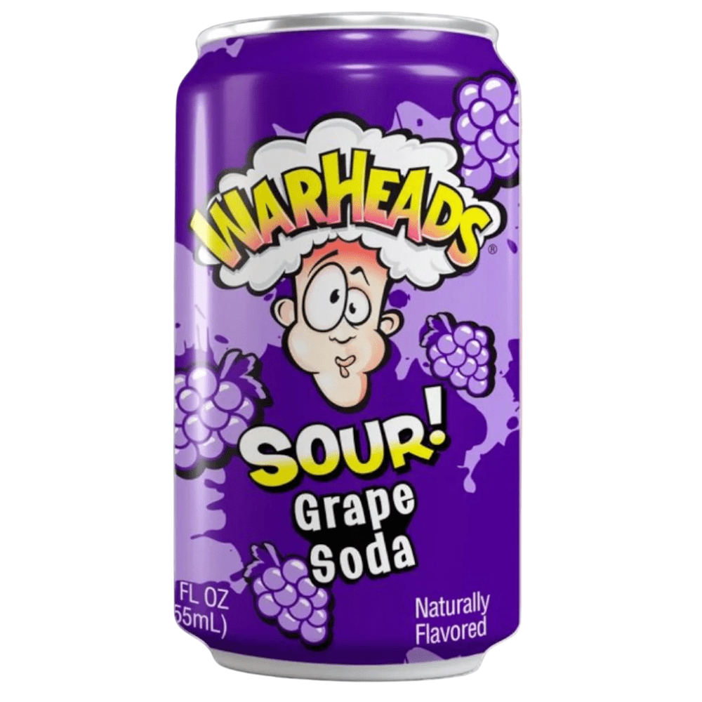 Warheads Sour Grape Soda