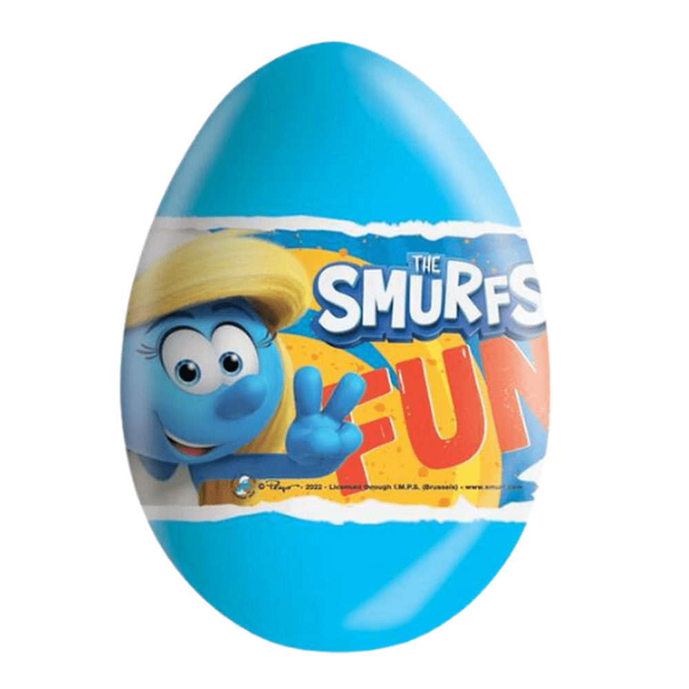 Zaini The Smurfs Surprise Chocolate Egg
