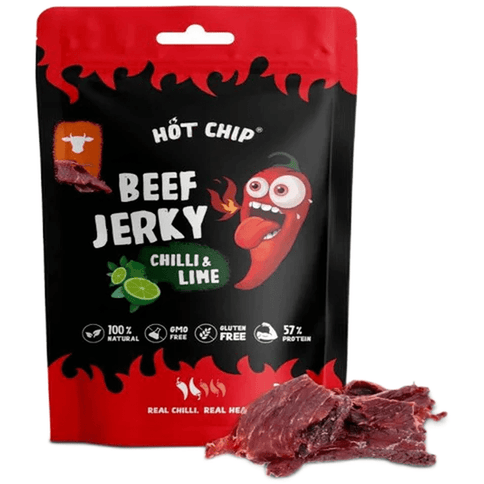 Hot Chip Beef Jerky Chilli & Lime - My American Shop