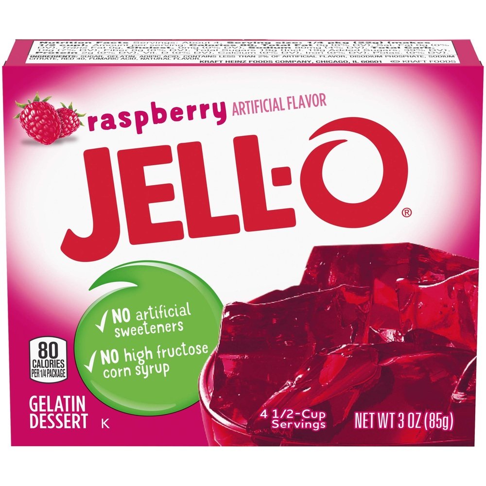 Jell-O Gelatin Raspberry - My American Shop