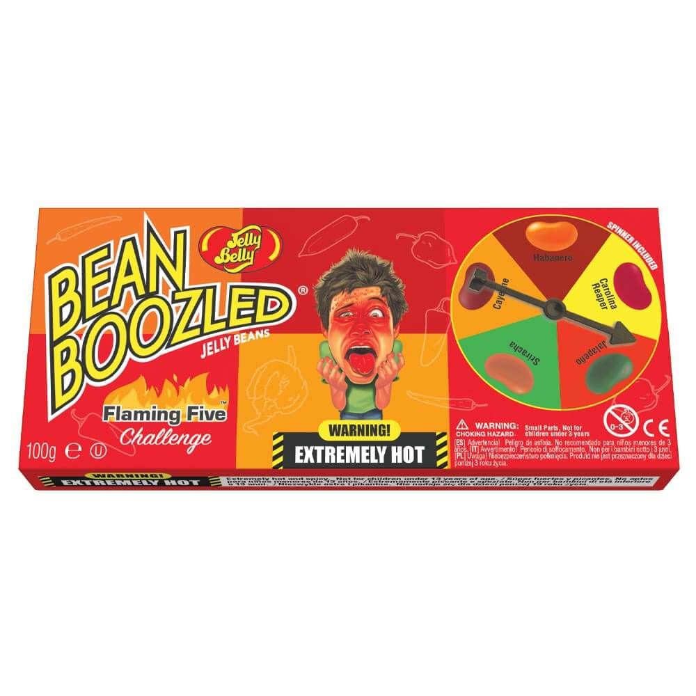 JELLY BELLY BEANS BEANBOOZLED FLAMING JEU GIFT BOX - My American Shop