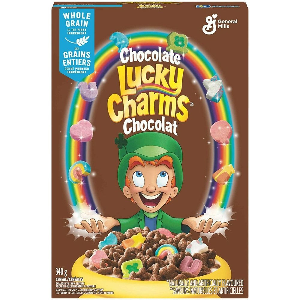 LUCKY CHARMS CÉRÉALES CHOCOLAT - My American Shop
