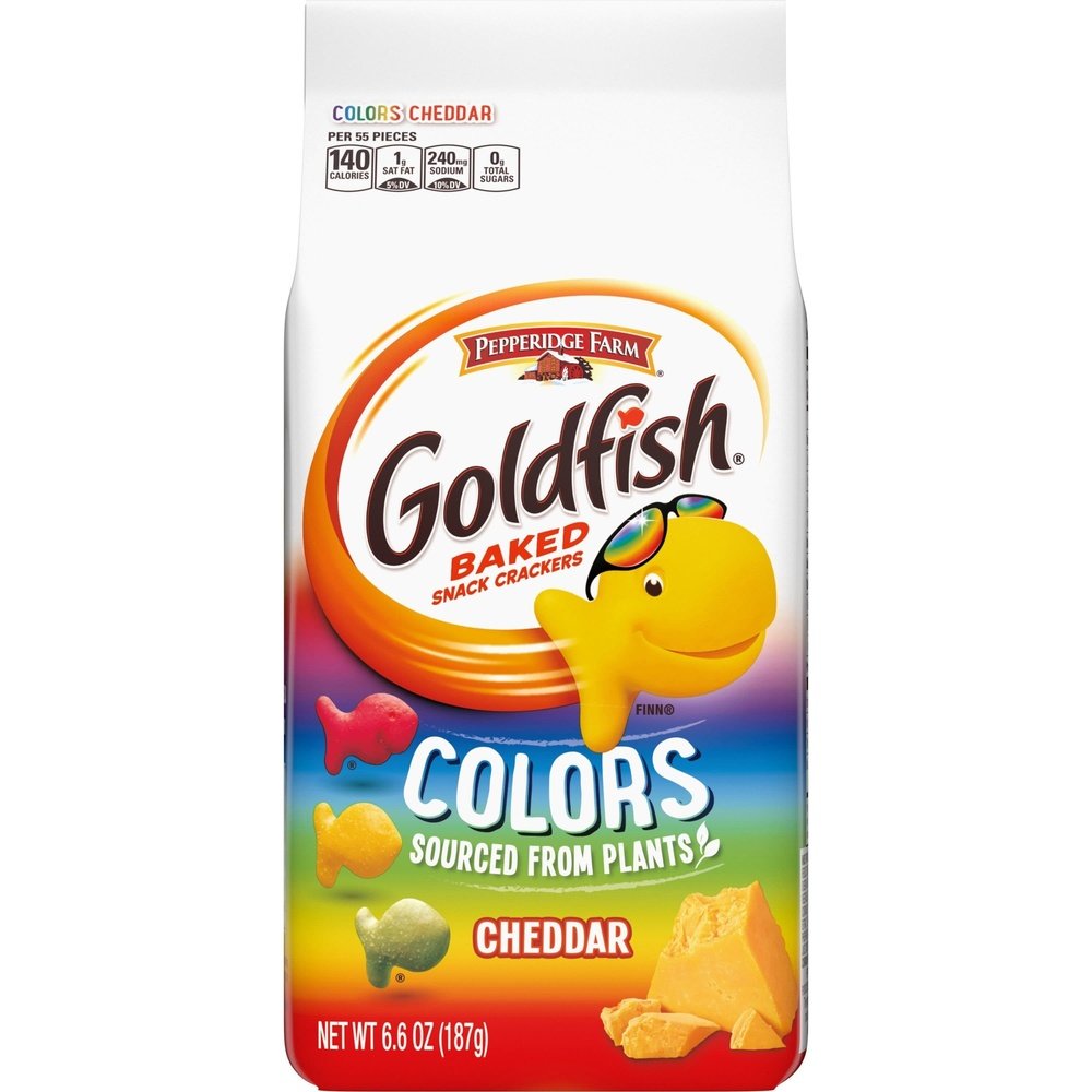 PEPPERIDGE FARM CRACKERS GOLDFISH COLORÉS CHEDDAR