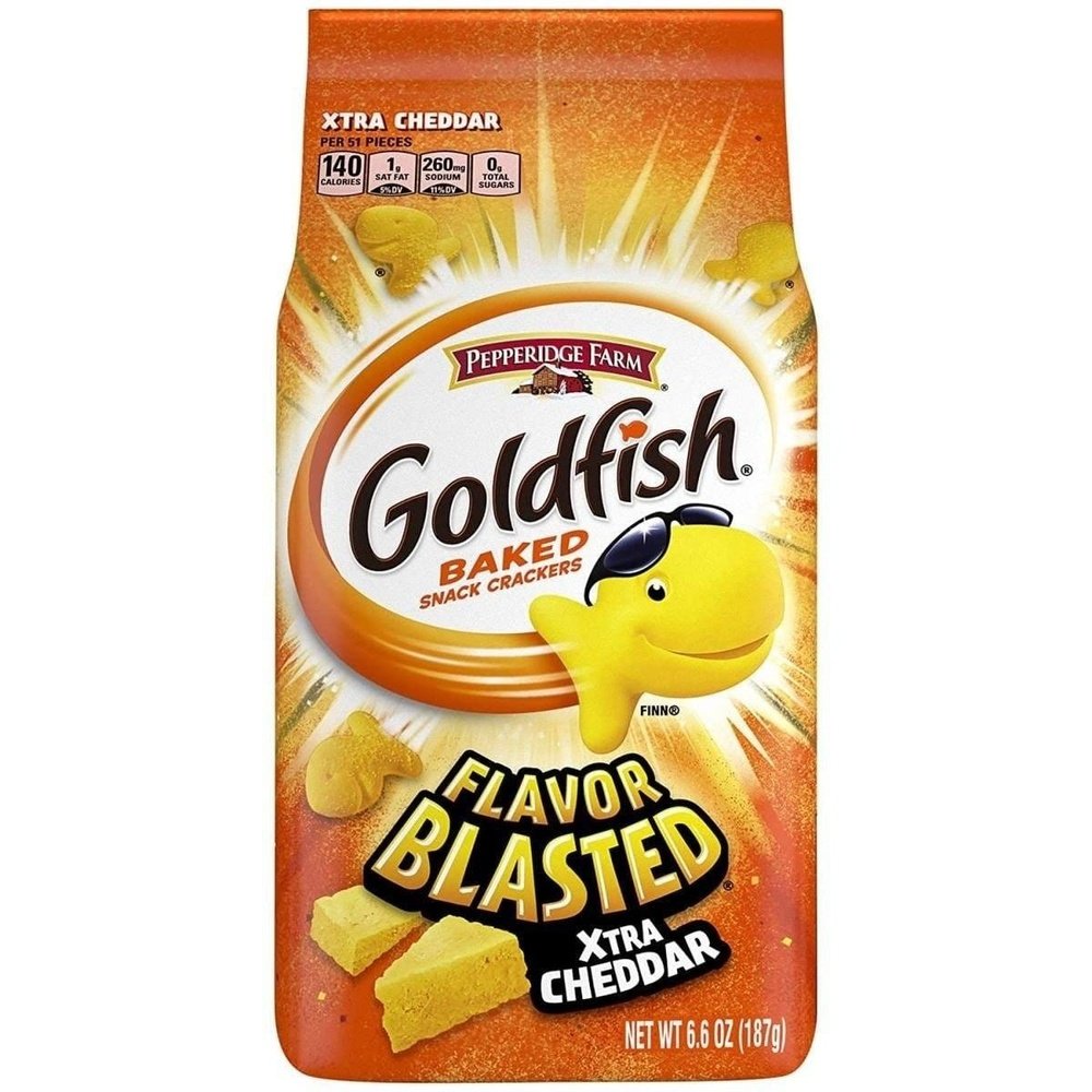 PEPPERIDGE FARM CRACKERS GOLDFISH XTRA CHEDDAR