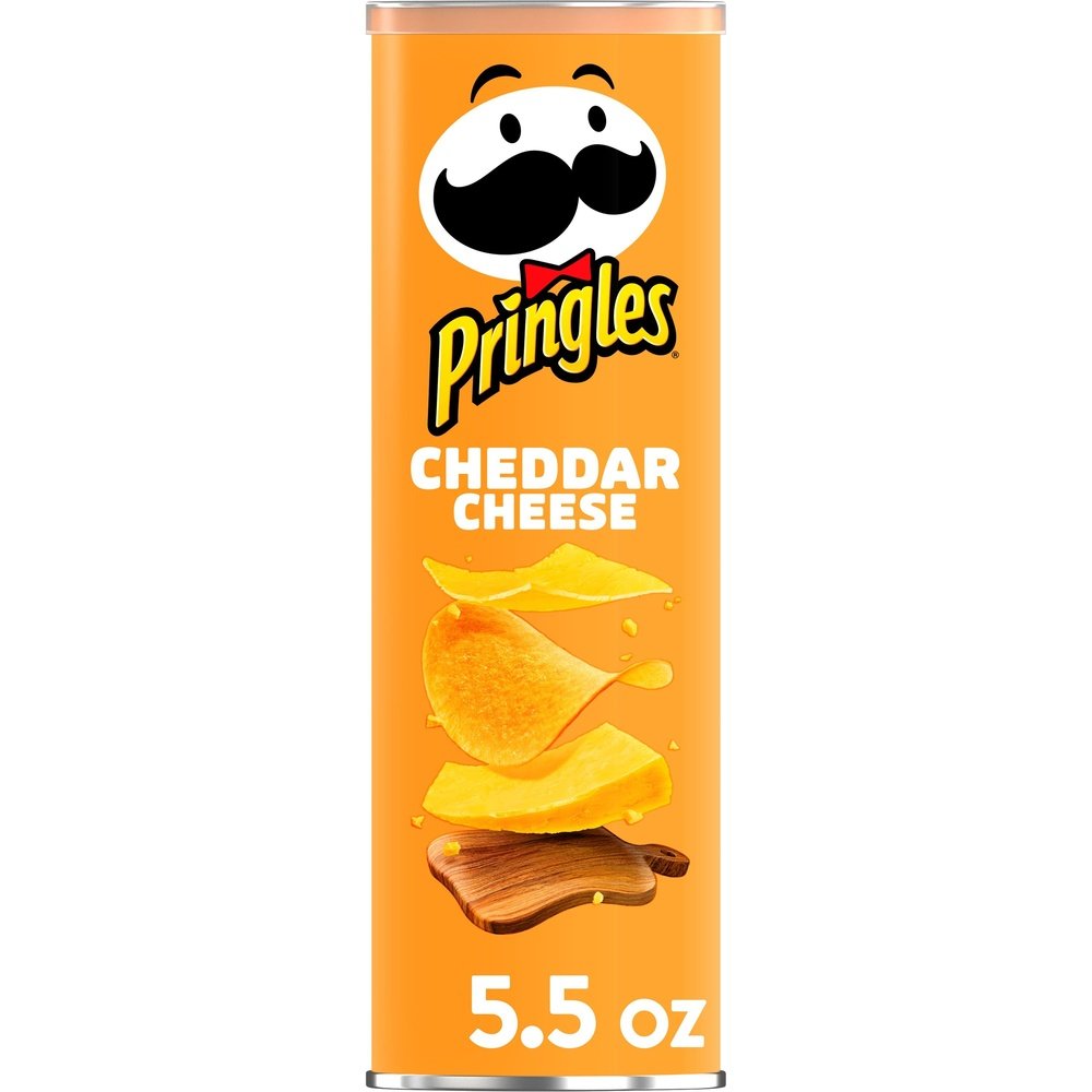 PRINGLES CHEDDAR CHEESE CHIPS - My American Shop