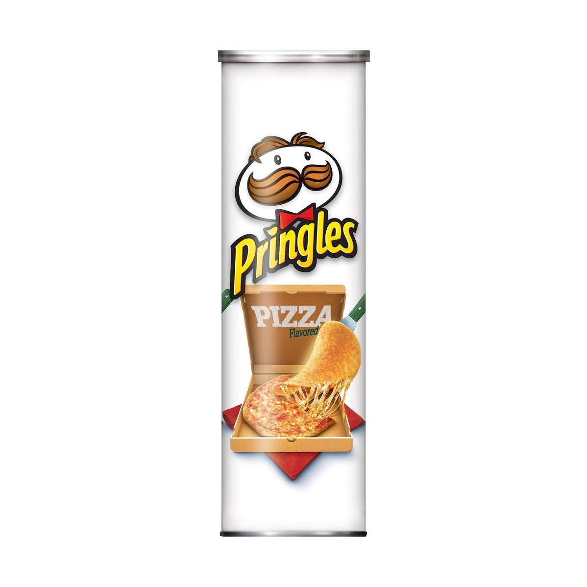 Pizza con papas fritas Pringles