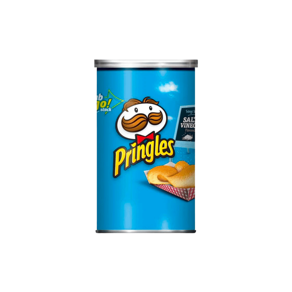 Pringles Grab & Go Chips Salt & Vinegar - My American Shop France