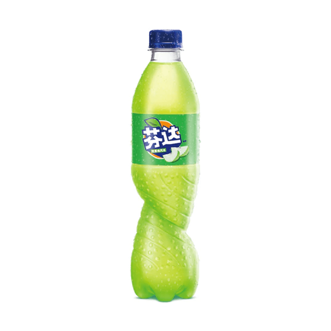 Botella de Fanta Manzana Verde China