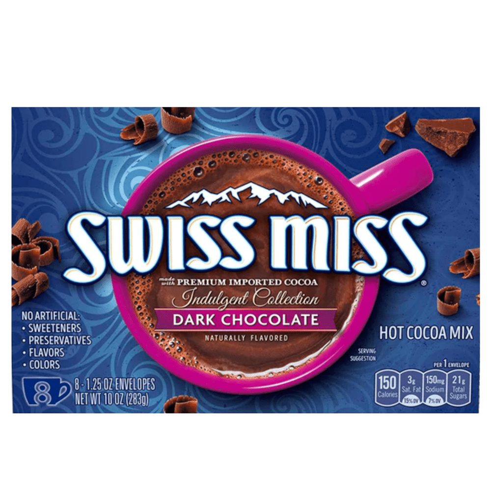 Swiss Miss Dark Chocolate Cocoa Mix (DDM 11/2022) - My American Shop France