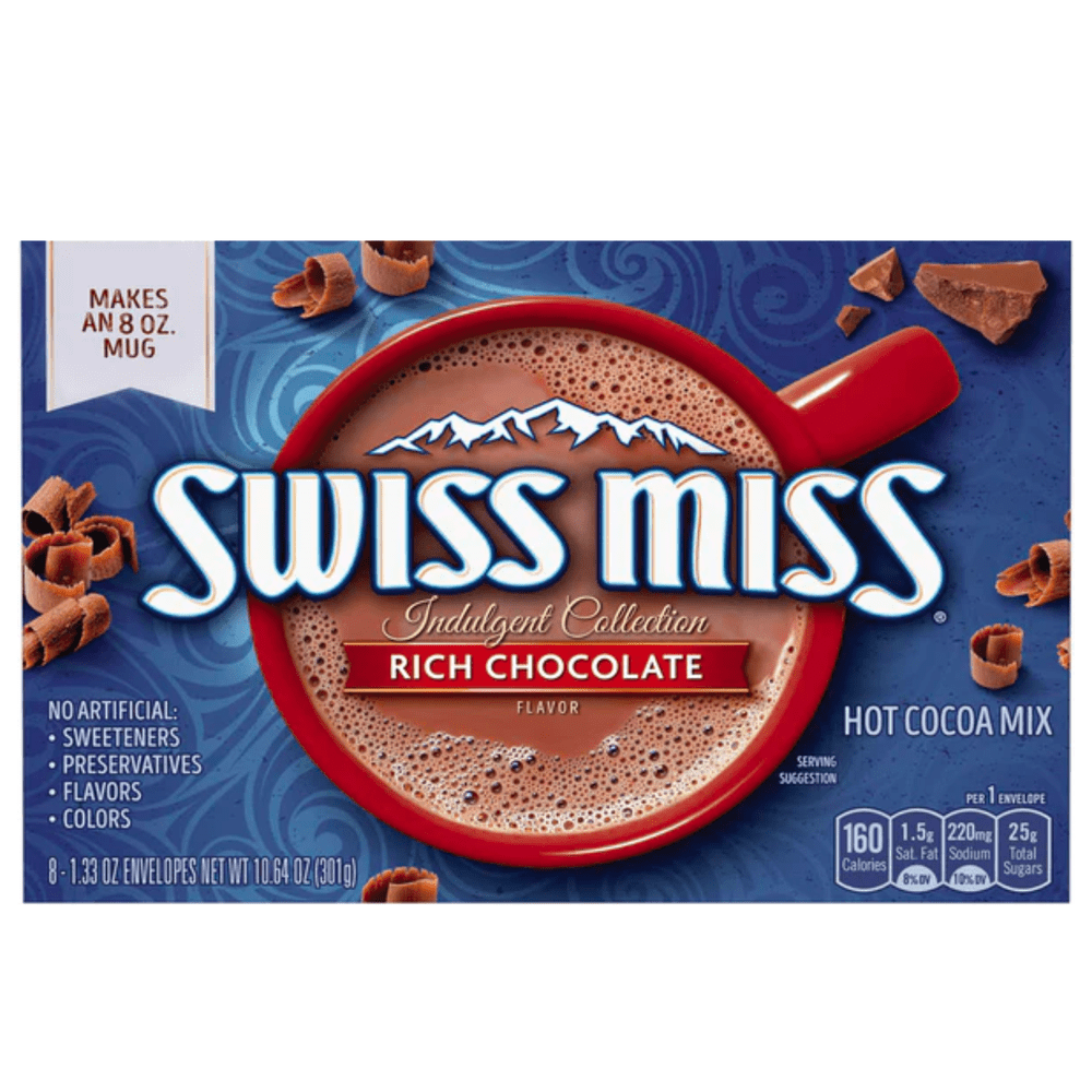 Swiss Miss Rich Chocolate Cocoa Mix - My American Shop France
