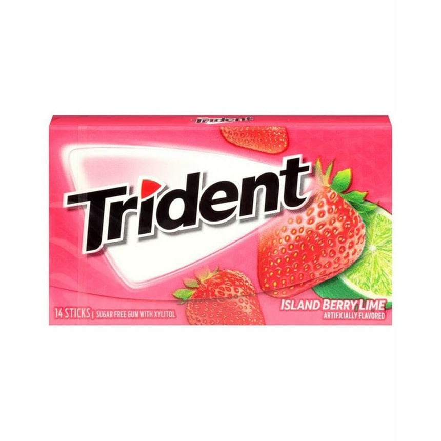 Trident Chewing-Gums  Island Berry Lime - My American Shop